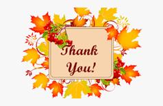 Transparent Free Thank You Clipart - Thank You Clip Art Fall, HD Png  Download is free transparent png image. To explore mor | Clip art,  Stationery paper, Thank you